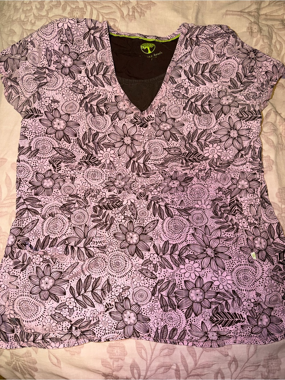 Healing Hands Scrub Top